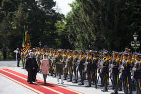 استقبال رسمی از رئیس جمهوری کره جنوبی 